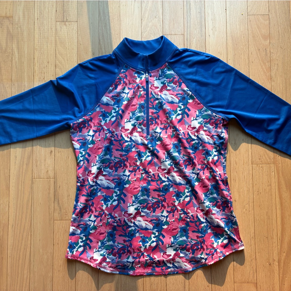 Jofit Blue and Pink Athletic Top